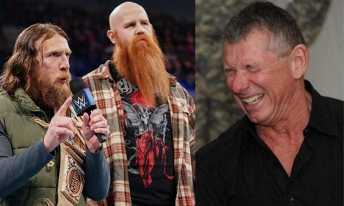 Daniel Bryan and Erick Rowan in WWE; WWE Chairman Vince McMahon