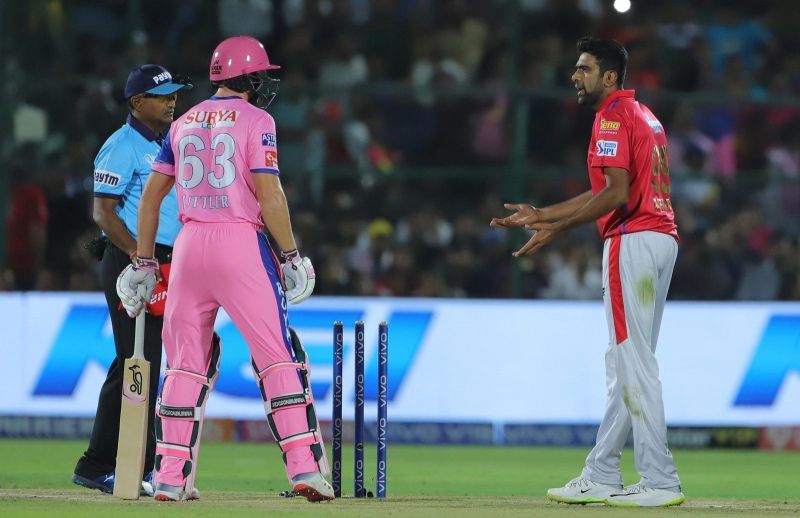 The then KXIP skipper R Ashwin received flak for 'Mankading' Buttler