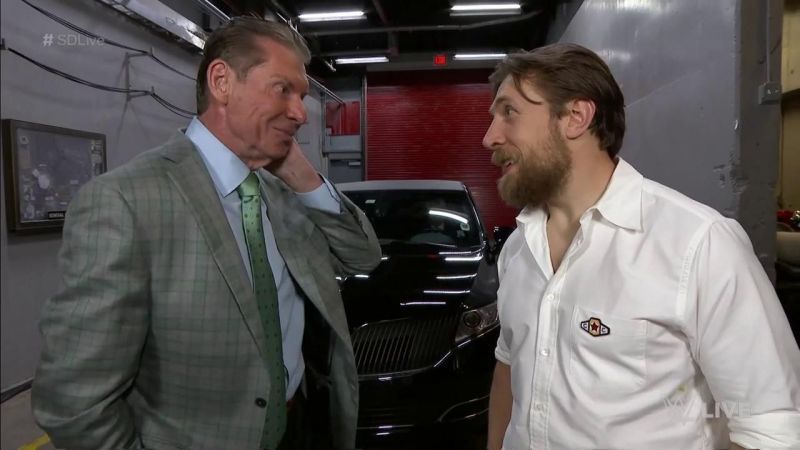 Daniel Bryan with Vince McMahon from a few years ago