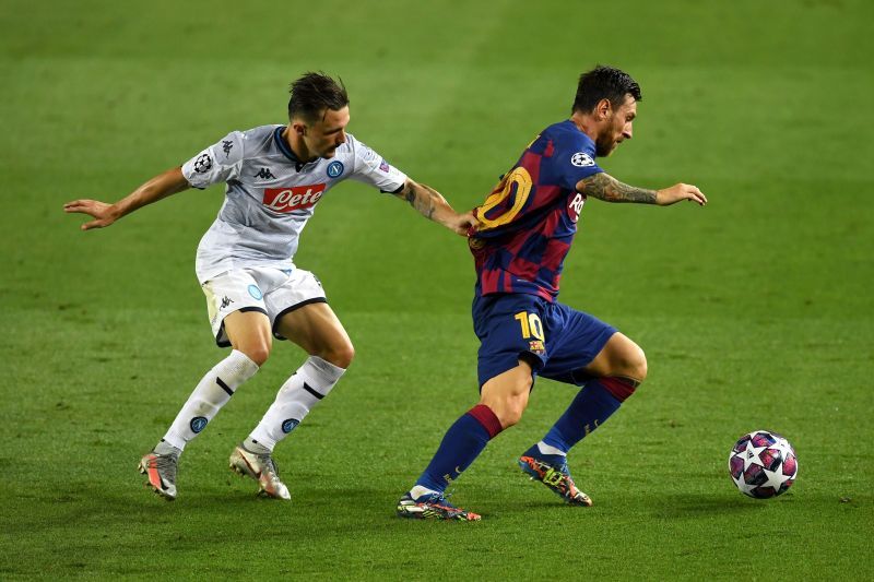 Lionel Messi was unplayable in the first half