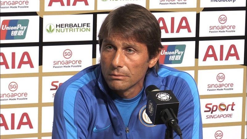 Antonio Conte openly criticised the Inter board for their lack of protection and backing