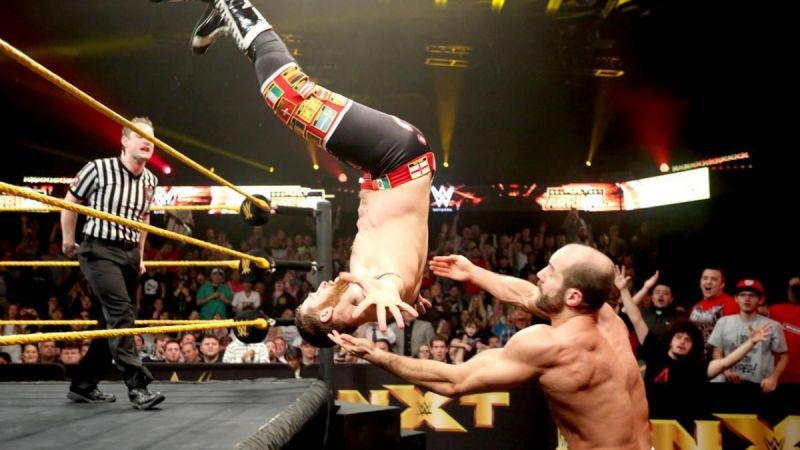 Superstars in action at NXT ArRIVAL