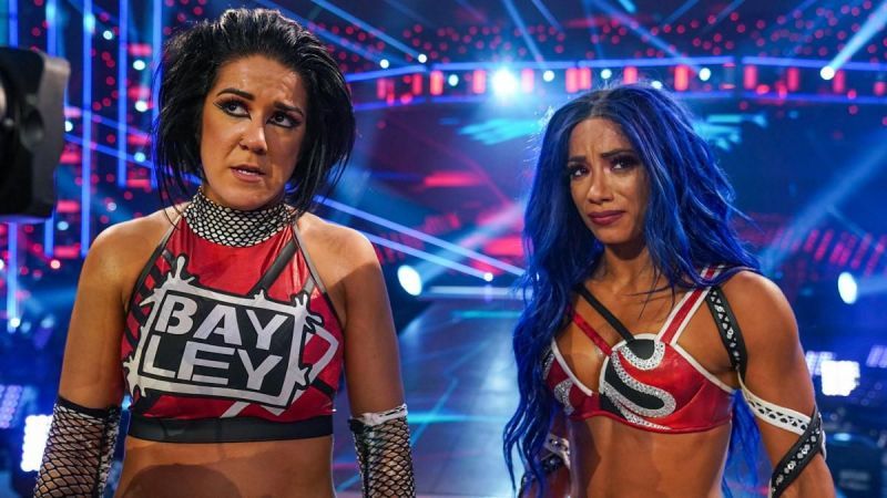 Sasha Banks and Bayley at WWE Payback 2020