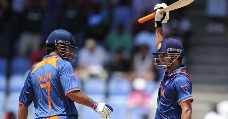 Raina scored a brilliant 100 against South Africa in 2010