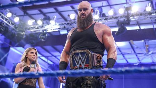 Alexa Bliss and Braun Strowman in last week's WWE SmackDown