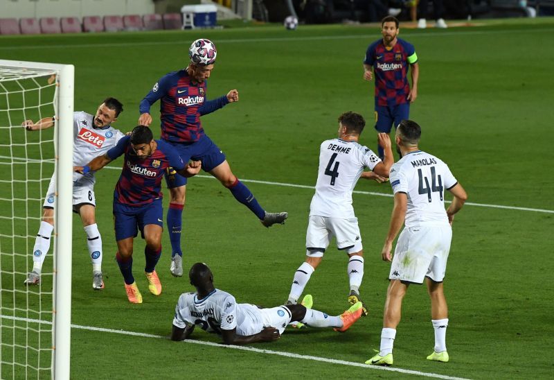 Clement Lenglet opened the scoring for Barcelona