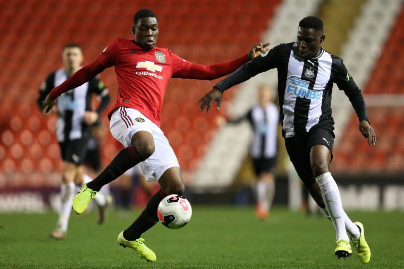 Teden Mengi was the eighth player to make his debut for Manchester United this season