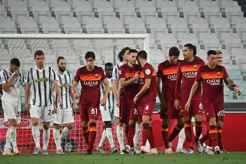 Juventus lost again as Roma spoil the coronation party