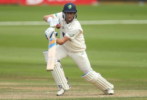 Billy Root (pictured) and Kiran Carlson led Glamorgan's fightback on day two at New Road.