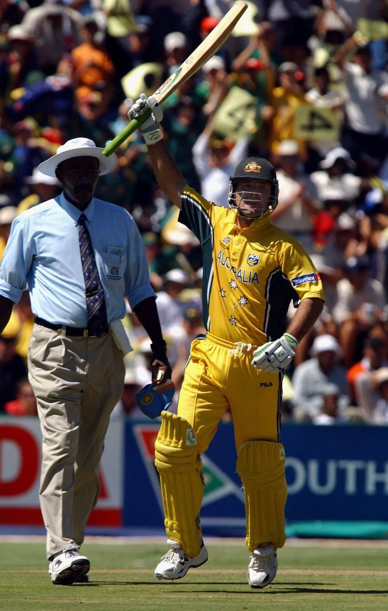 Australian captain Ricky Ponting's swashbuckling knock was good enough to bat India out of the 2003 final.