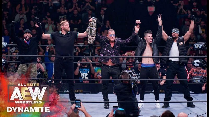 The only time an AEW stable was in a prominent storyline