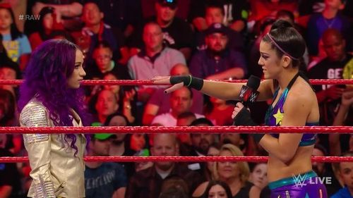 Bayley and Sasha Banks