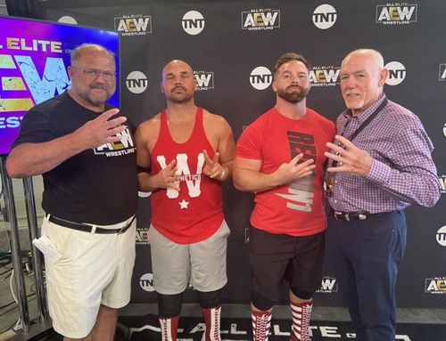 Arn Anderson and Tully Blanchard with FTR in AEW