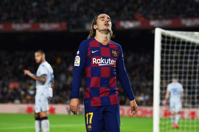 Antoine Griezmann has had a frustrating debut season with Barcelona.