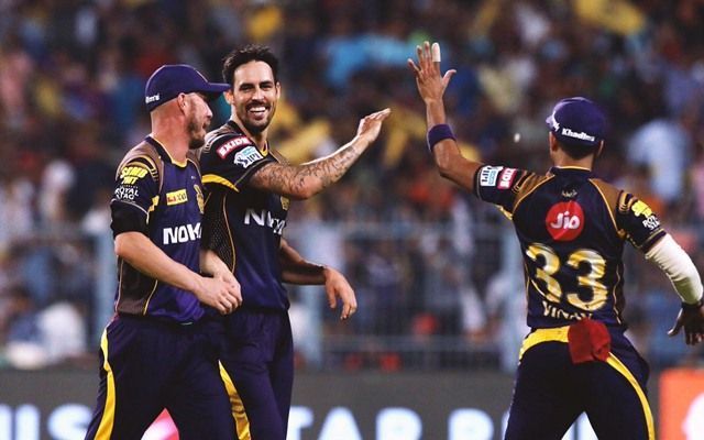 Johnson had little to smile about during his spell with KKR in the IPL Enter caption