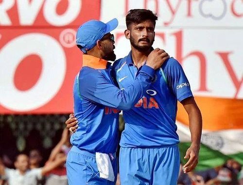 Khaleel Ahmed revealed how Virat Kohli helped him gain confidence after a poor performance against Australia