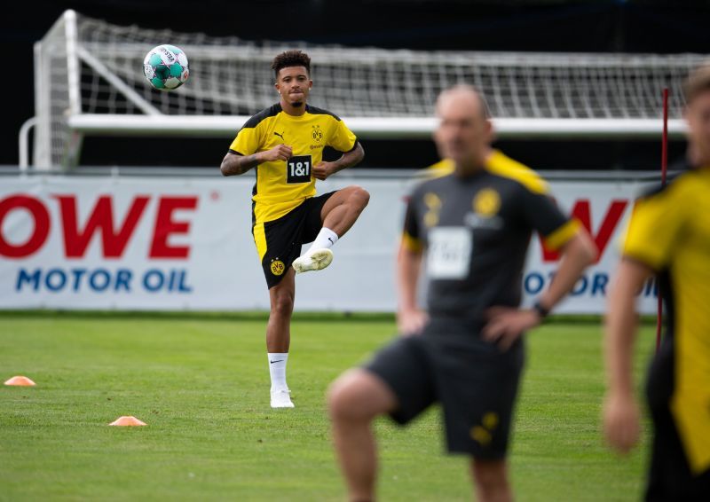 Sancho during Dortmund&#039;s Bad Ragaz training camp