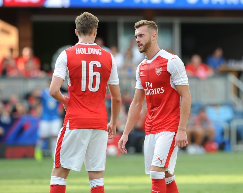 Rob Holding and Calum Chambers are two players set to leave Arsenal