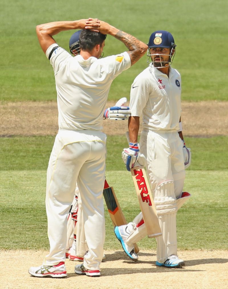 Virat Kohli's altercation with Mitchell Johnson extended almost three months, right from the Boxing Day Test in 2014 to the World Cup semifinal.