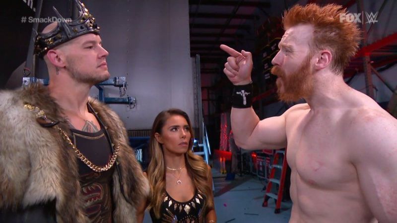 King Corbin and Sheamus