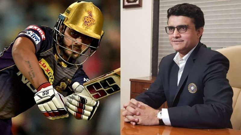 Nitish Rana has been an ardent fan of Sourav Ganguly. Image Credits: DNA India