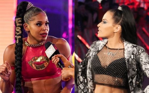 Bianca Belair is not happy with Zelina Vega