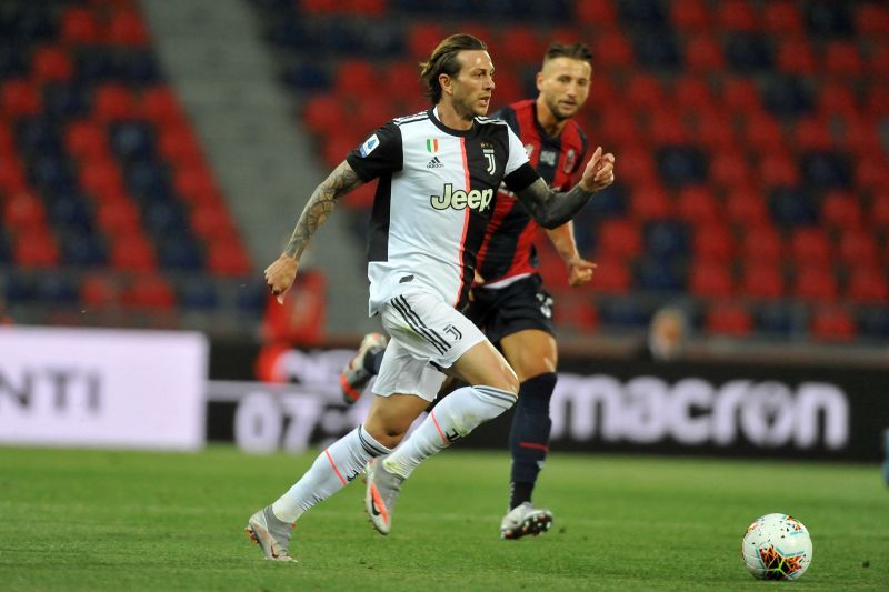 Federico Bernardeschi of Juventus in action during a Serie A match