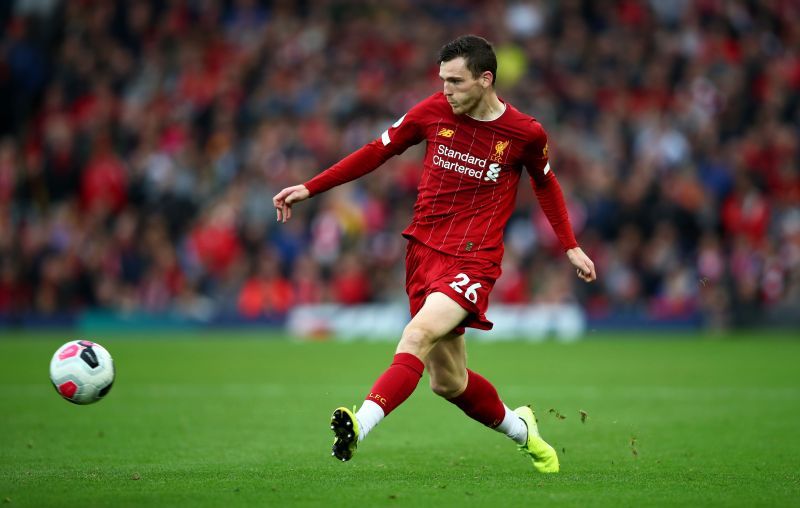 Andy Robertson in action for Liverpool