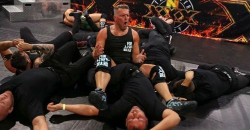 Pat McAfee made his in-ring WWE debut at NXT TakeOver XXX