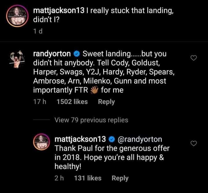 Matt Jackson&#039;s response