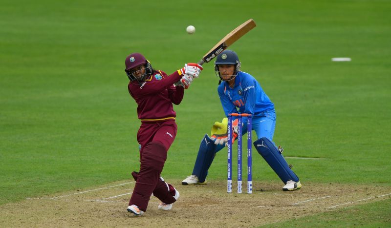 Sushma Verma keeping the wickets against West Indies