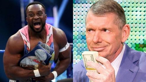 Big E (left); Vince McMahon (right)