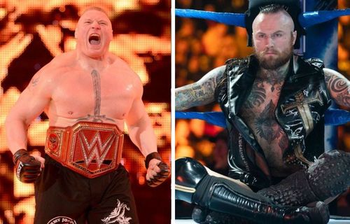 Brock Lesnar and Aleister Black