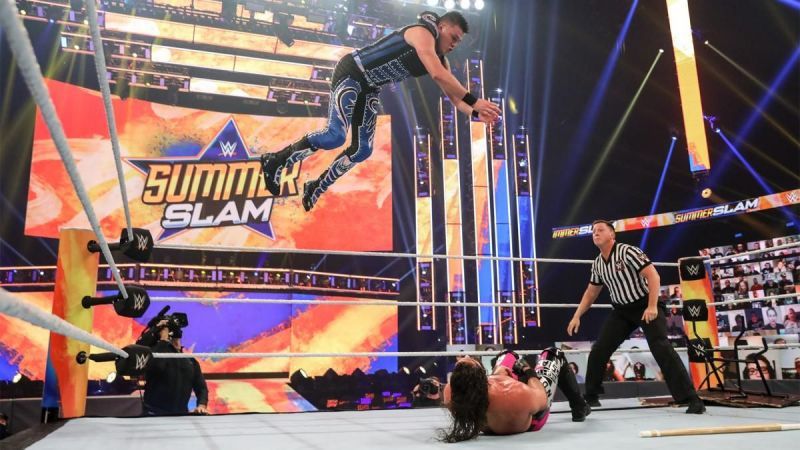 It is a great Frog Splash by Dominik Mysterio at WWE Summerslam.