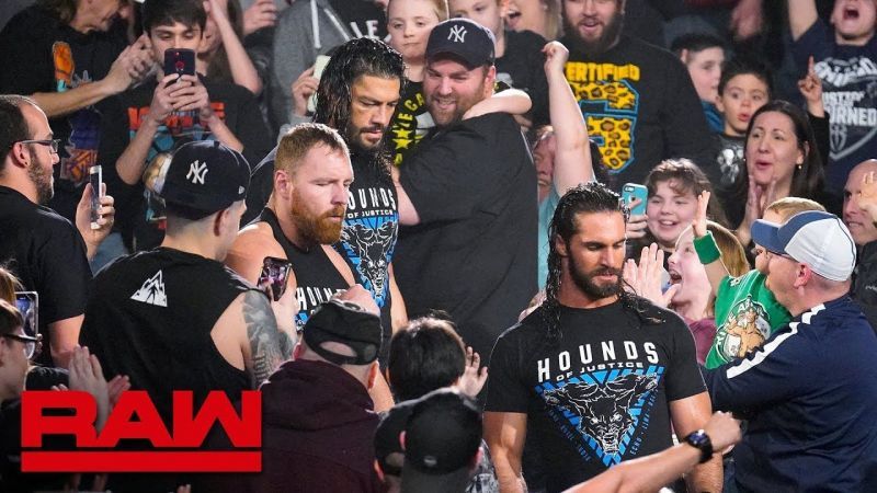 SHIELD walking through the crowd