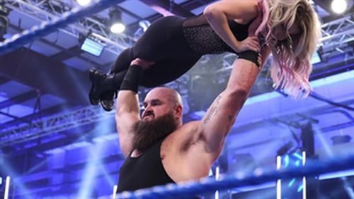 Braun Strowman and Alexa Blis