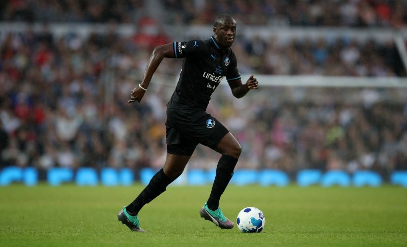 Yaya Toure controls the ball during the Soccer Aid for UNICEF 2018 match