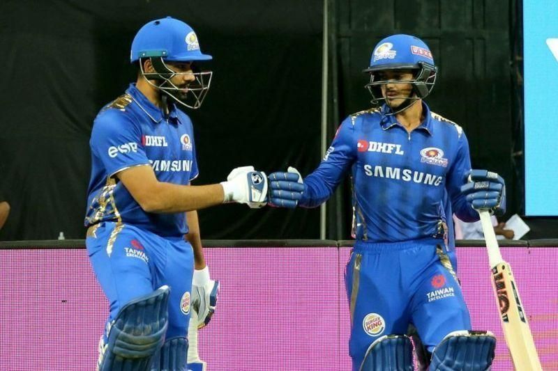 Rohit Sharma and Quinton de Kock opened for the MI in their successful 2019 season.