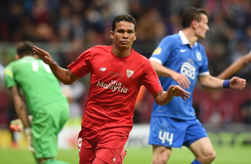 Carlos Bacca played a key role in Sevilla&#039;s 2015 Europa League win.