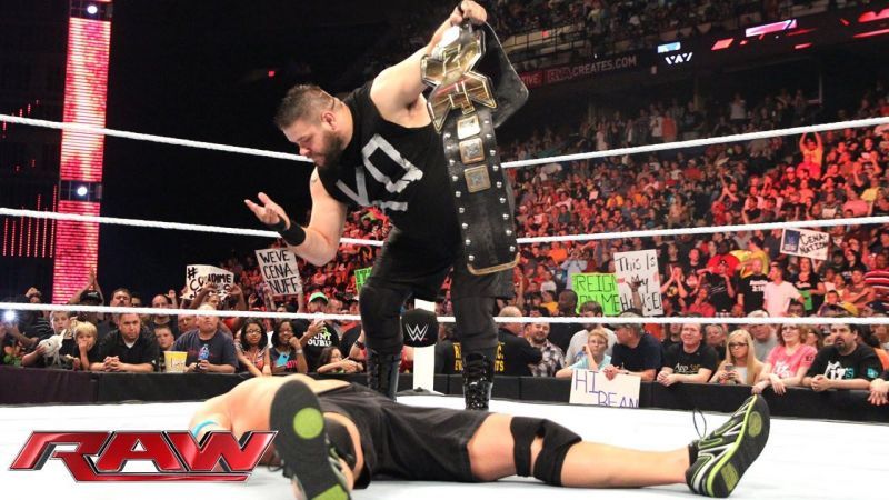 Kevin Owens leaves John Cena laying on RAW