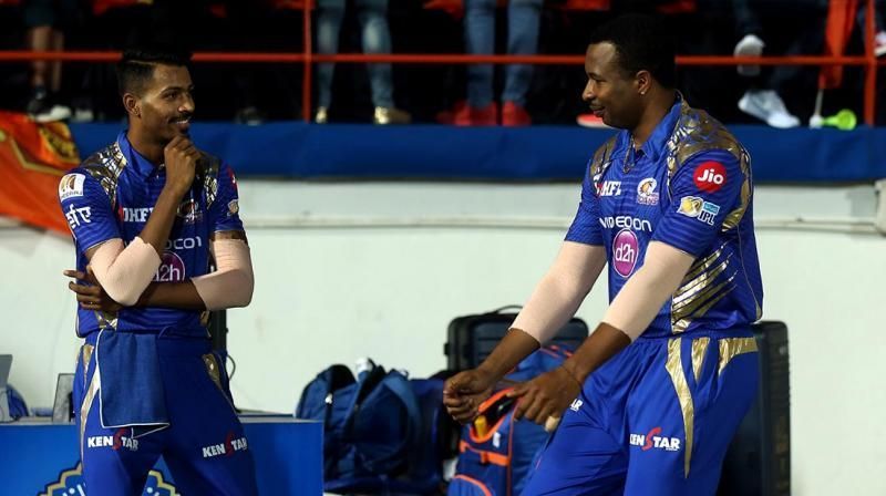 Hardik Pandya and Kieron Pollard form the backbone of the Mumbai Indians middle order