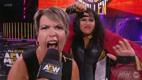 Vickie Guerrero and Nyla Rose on AEW