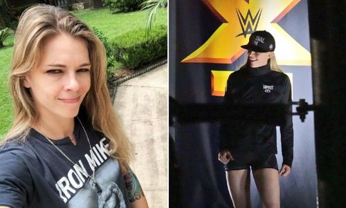 Jessamyn Duke as fellow WWE star Matt Riddle has to be seen to be believed