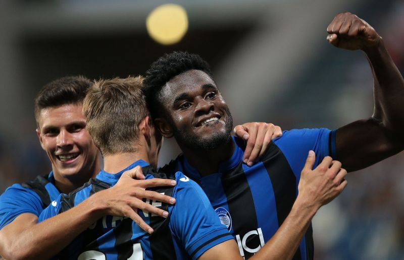 Duvan Zapata (right) could be one tough proposition for the PSG defence