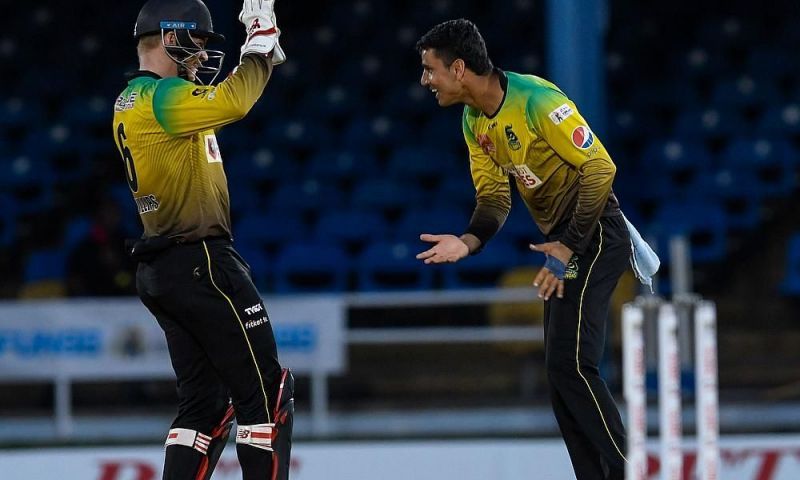 Mujeeb ur Rahman (R) will be the key for the Tallawahs in the upcoming CPL match