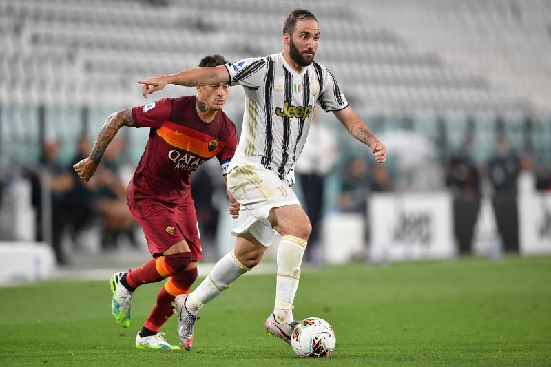 Higuain in action for Juventus