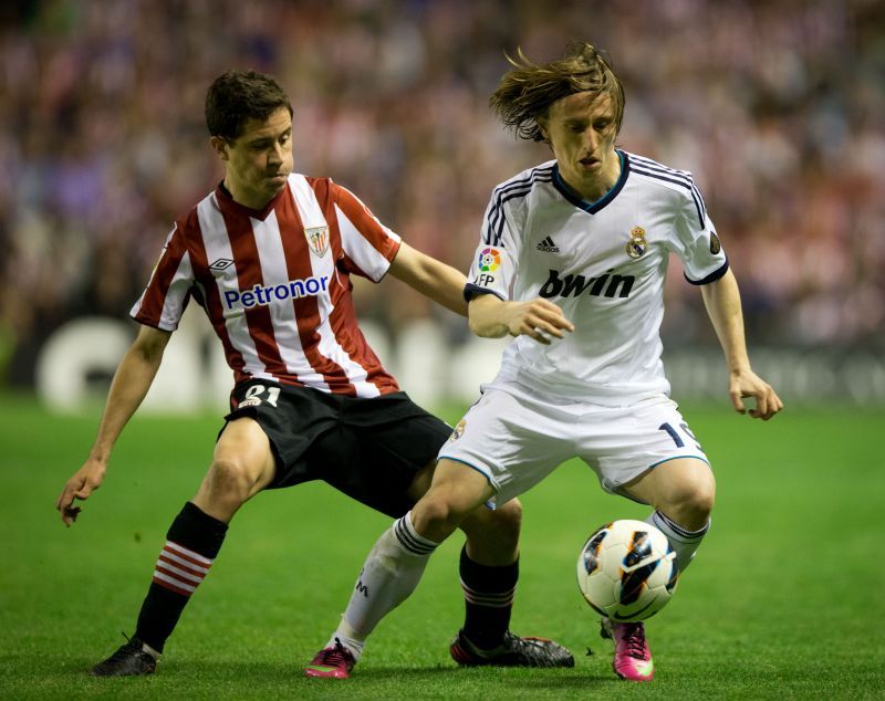 Ander Herrera (left) during his days as an Athletic Bilbao player in La Liga