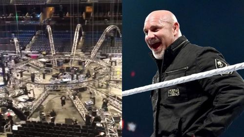 First look of WWE ThunderDome, Goldberg. 