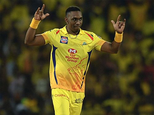 Dwayne Bravo playing for CSK