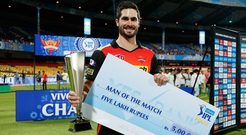 Australian all-rounder Ben Cutting was the Man of the Final in SRH's IPL-winning campaign in 2016